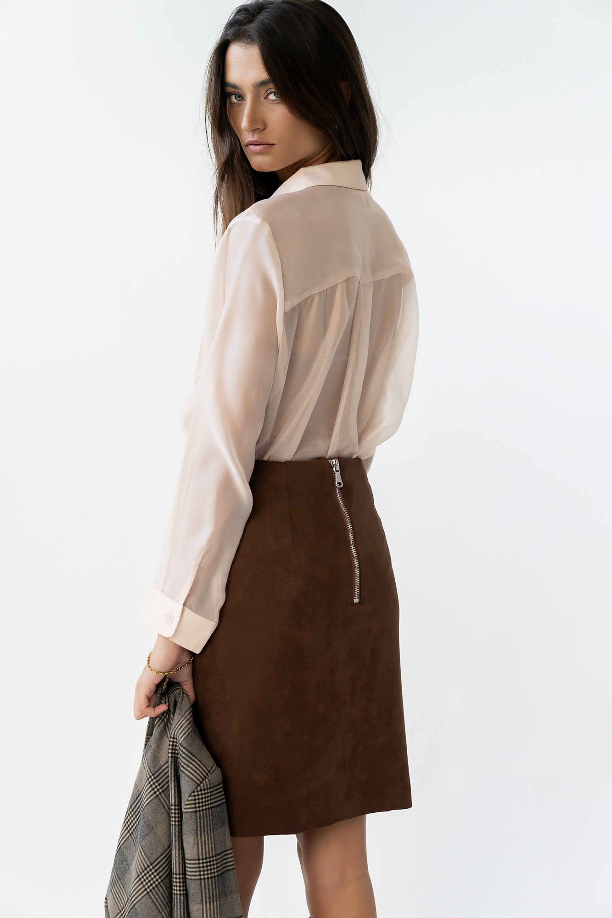 Franny Suede Mini Skirt