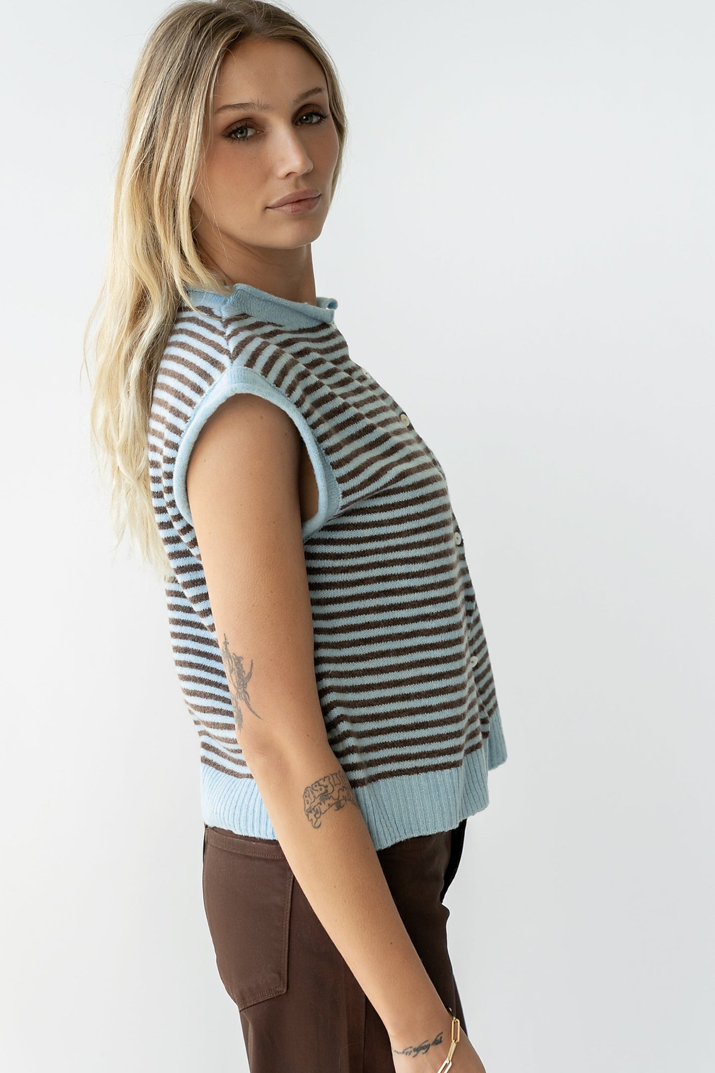 Clark Cardigan in Light Blue