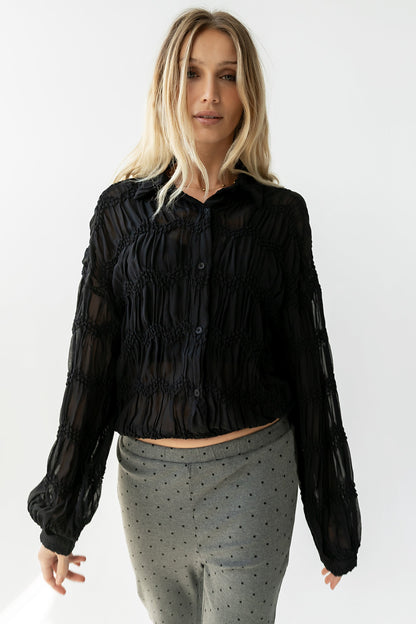 Milani Sheer Blouse - FINAL SALE