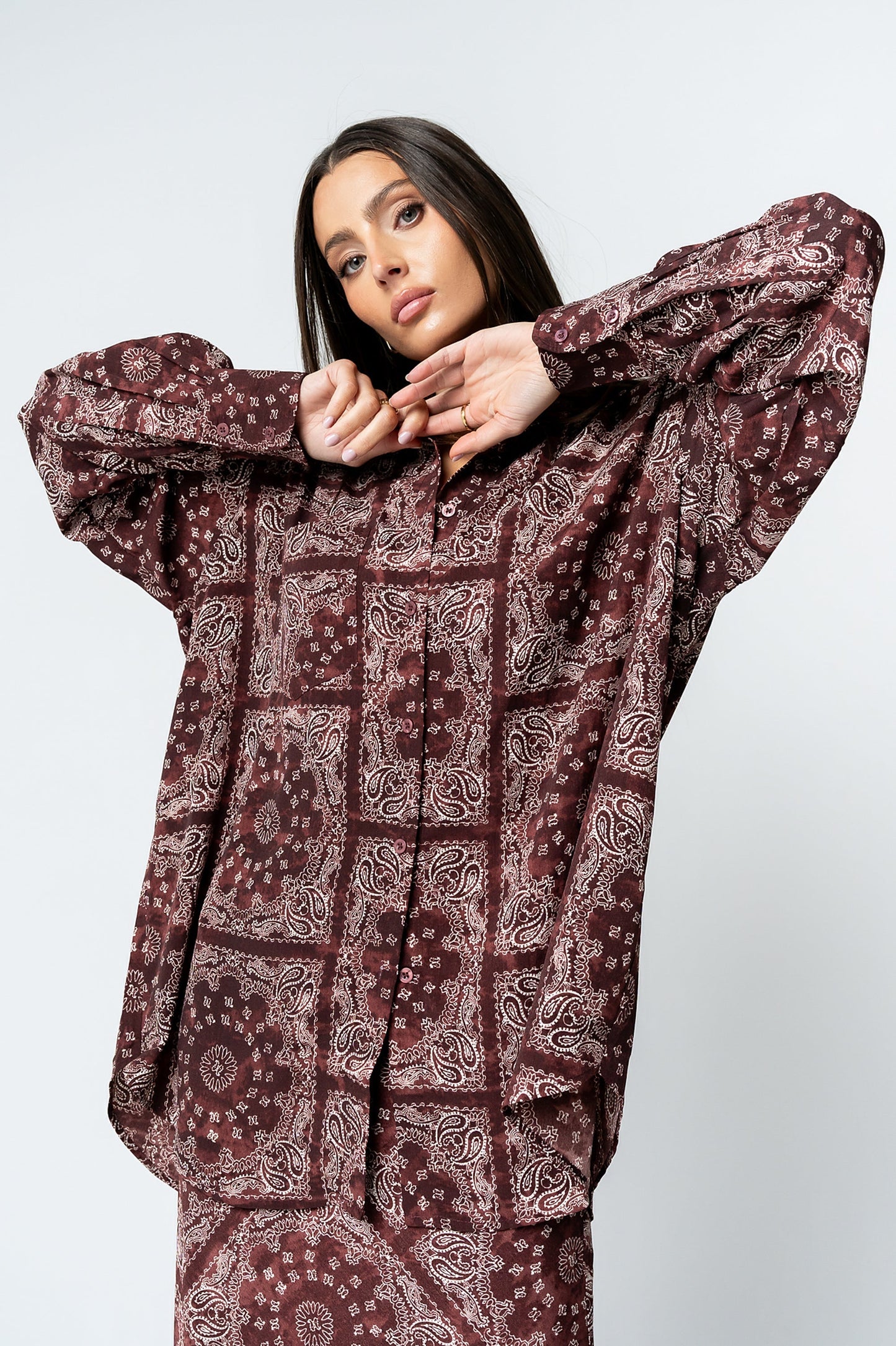 Diana Oversized Button Up