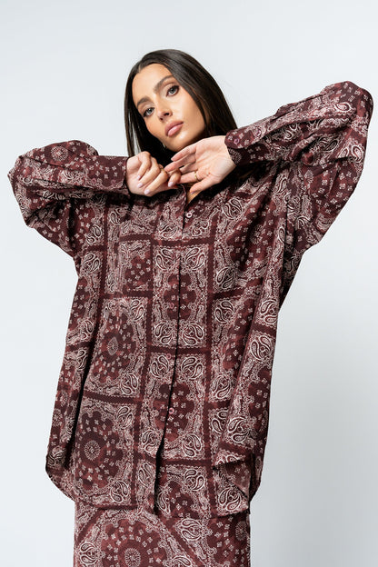 Diana Oversized Button Up