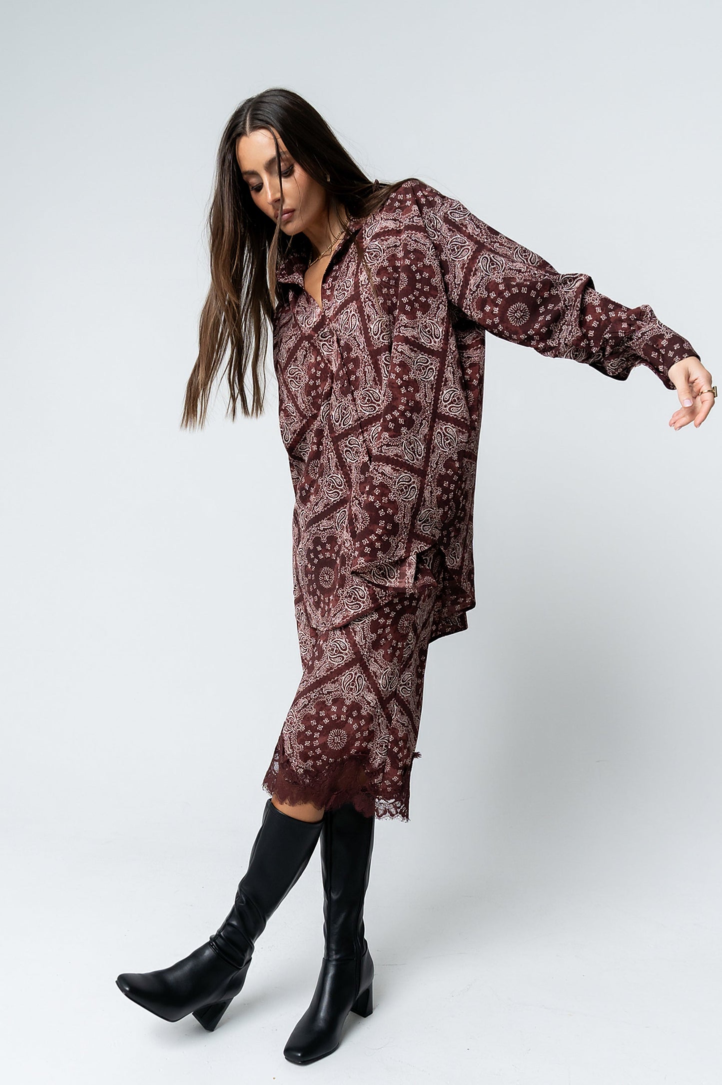 Diana Oversized Button Up