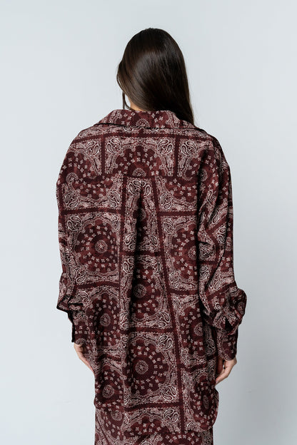 Diana Oversized Button Up