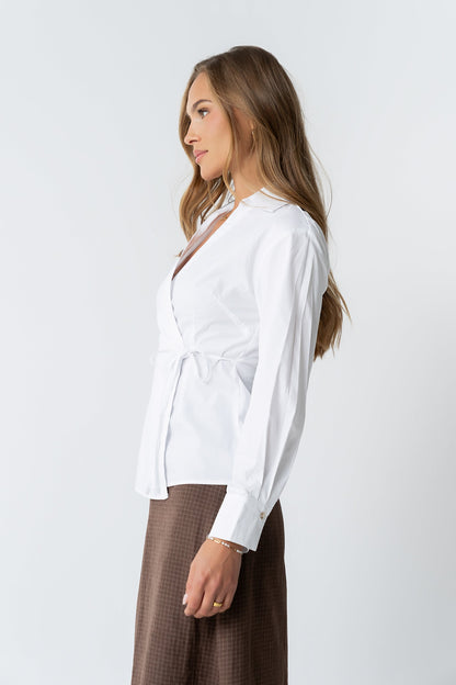 Kimmy Wrap Blouse