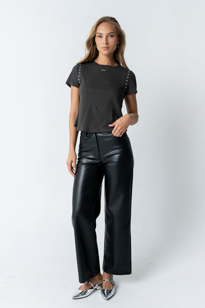 Dayna Vegan Leather Pants - FINAL SALE