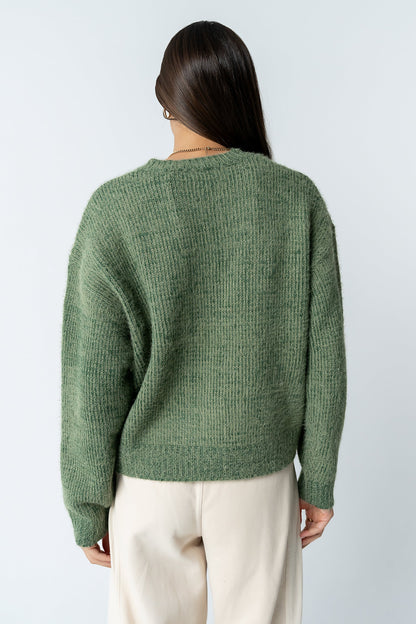 Russel Oversized Sweater in Green