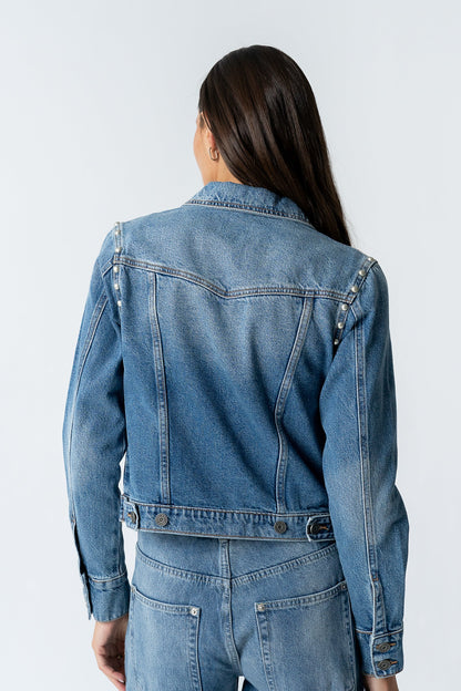 Majorca Studded Denim Jacket