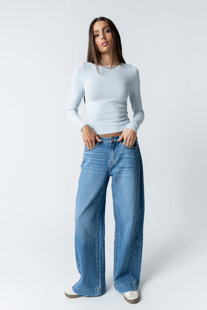 Theresa Top in Blue