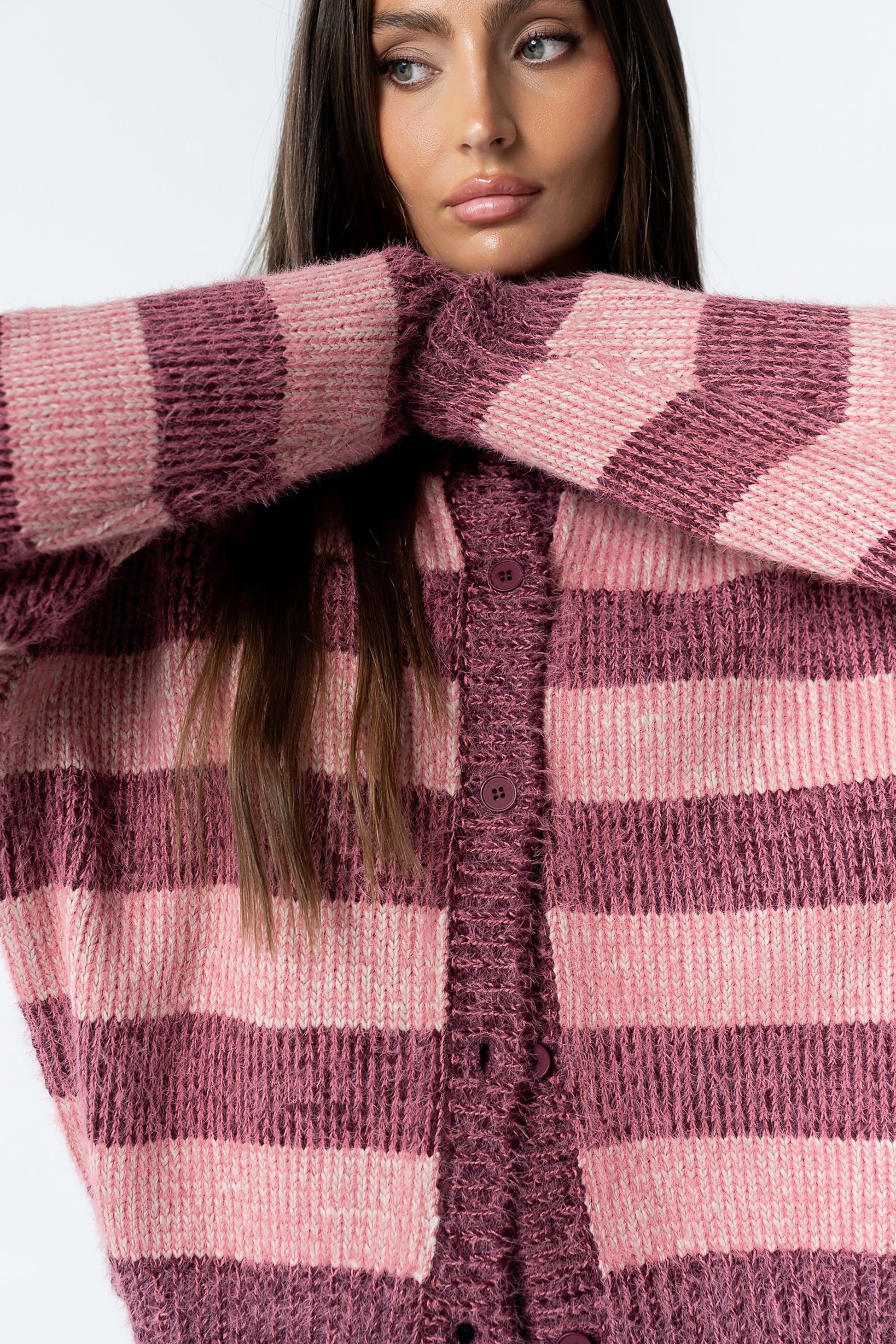 Russel Oversized Sweater in Pink