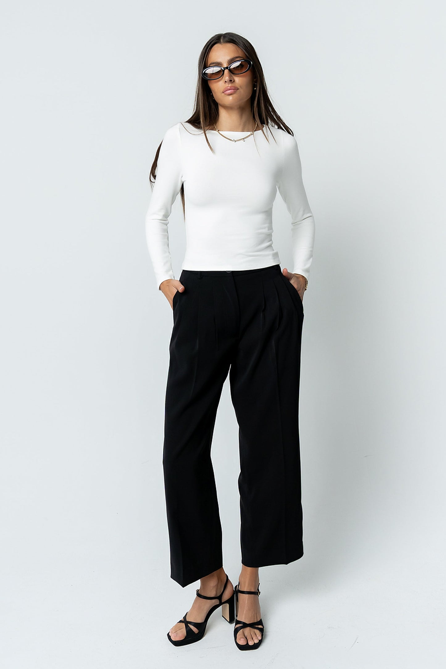 Andrea Pleated Trouser