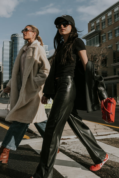 Dayna Vegan Leather Pants - FINAL SALE