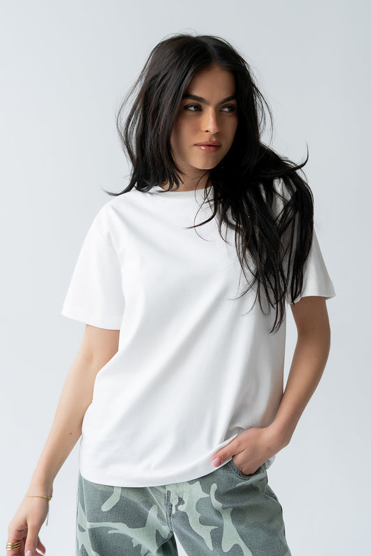 Chance Tee in White