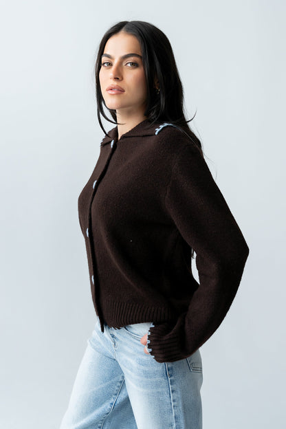 Michelle Contrast Sweater