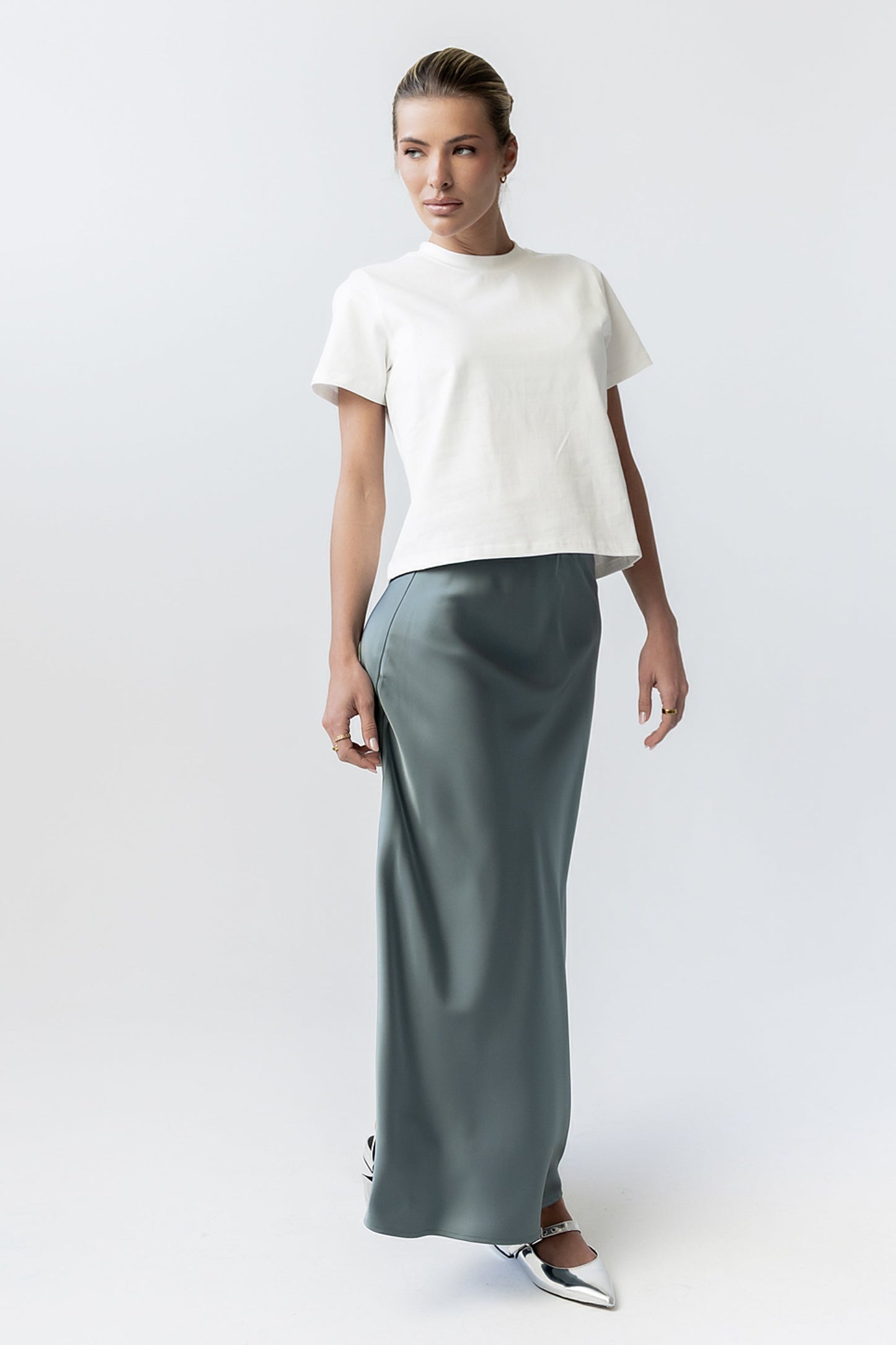 Judy Tee in White