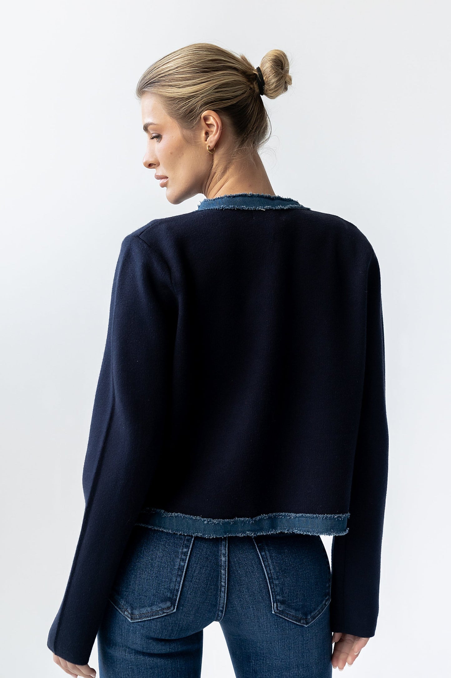 Topaz Contrast Cardigan