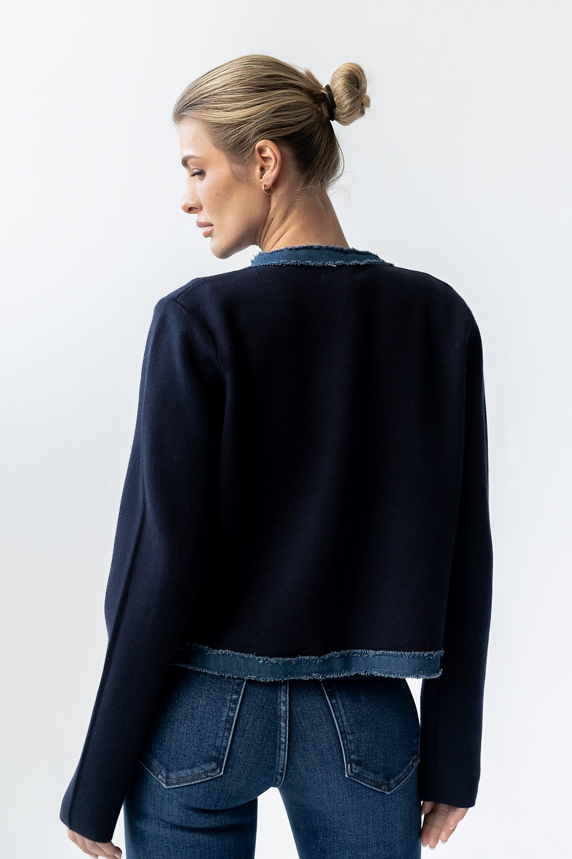 Topaz Contrast Cardigan