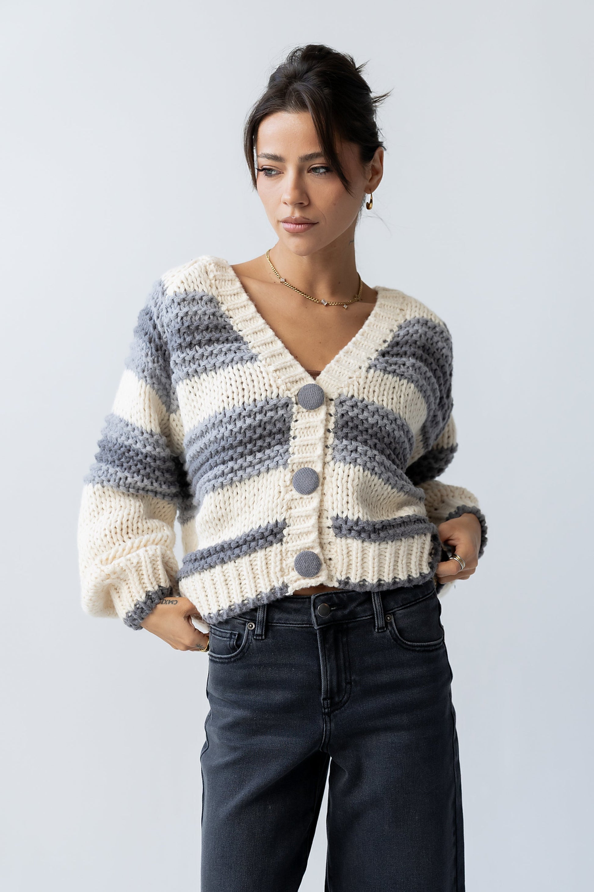 Rachelle Chunky Knit Cardigan