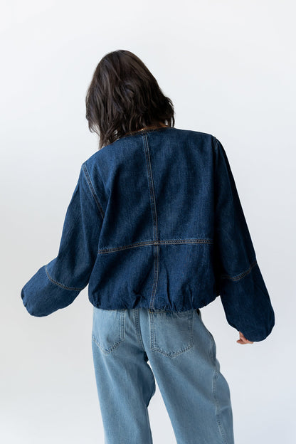 Maggie Denim Bubble Jacket - FINAL SALE