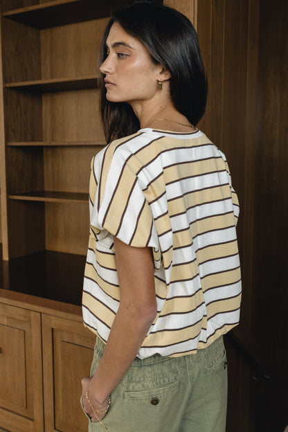 Ellie Striped Bubble Top