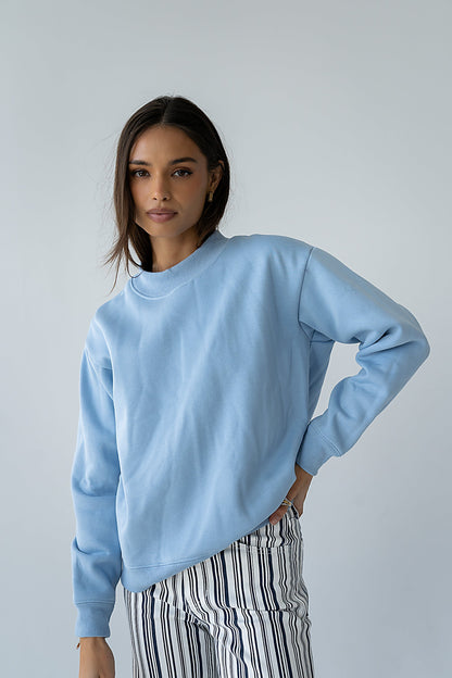 Marie Oversized Sweatshirt in Blue