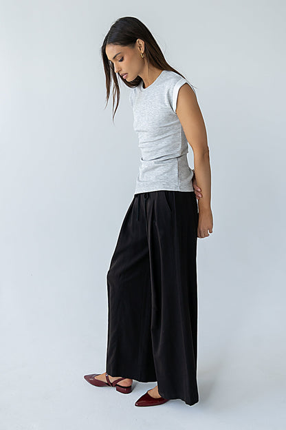 Johny Asymmetrical Top in Grey