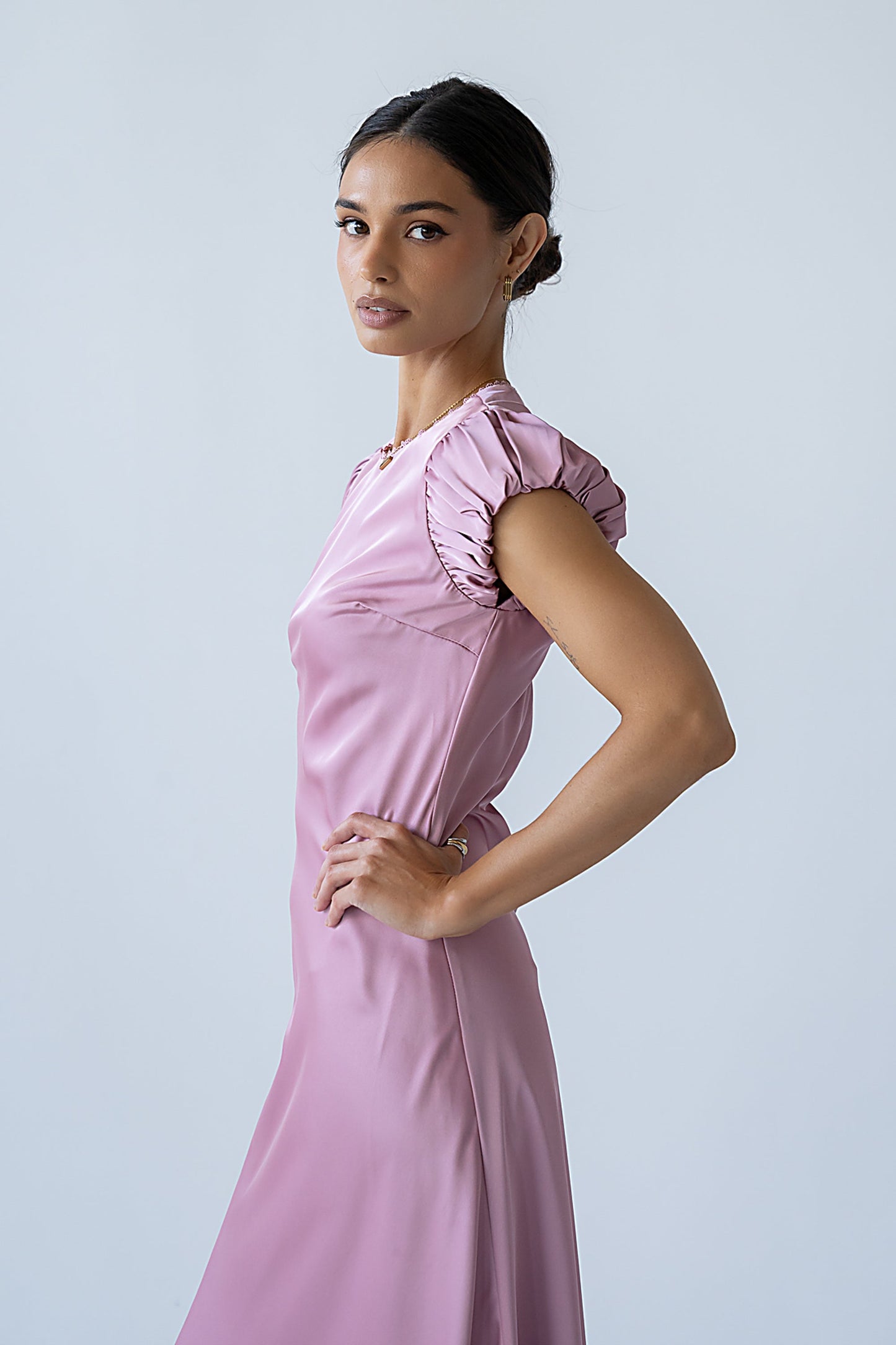 Ellianna Maxi Dress in Mauve