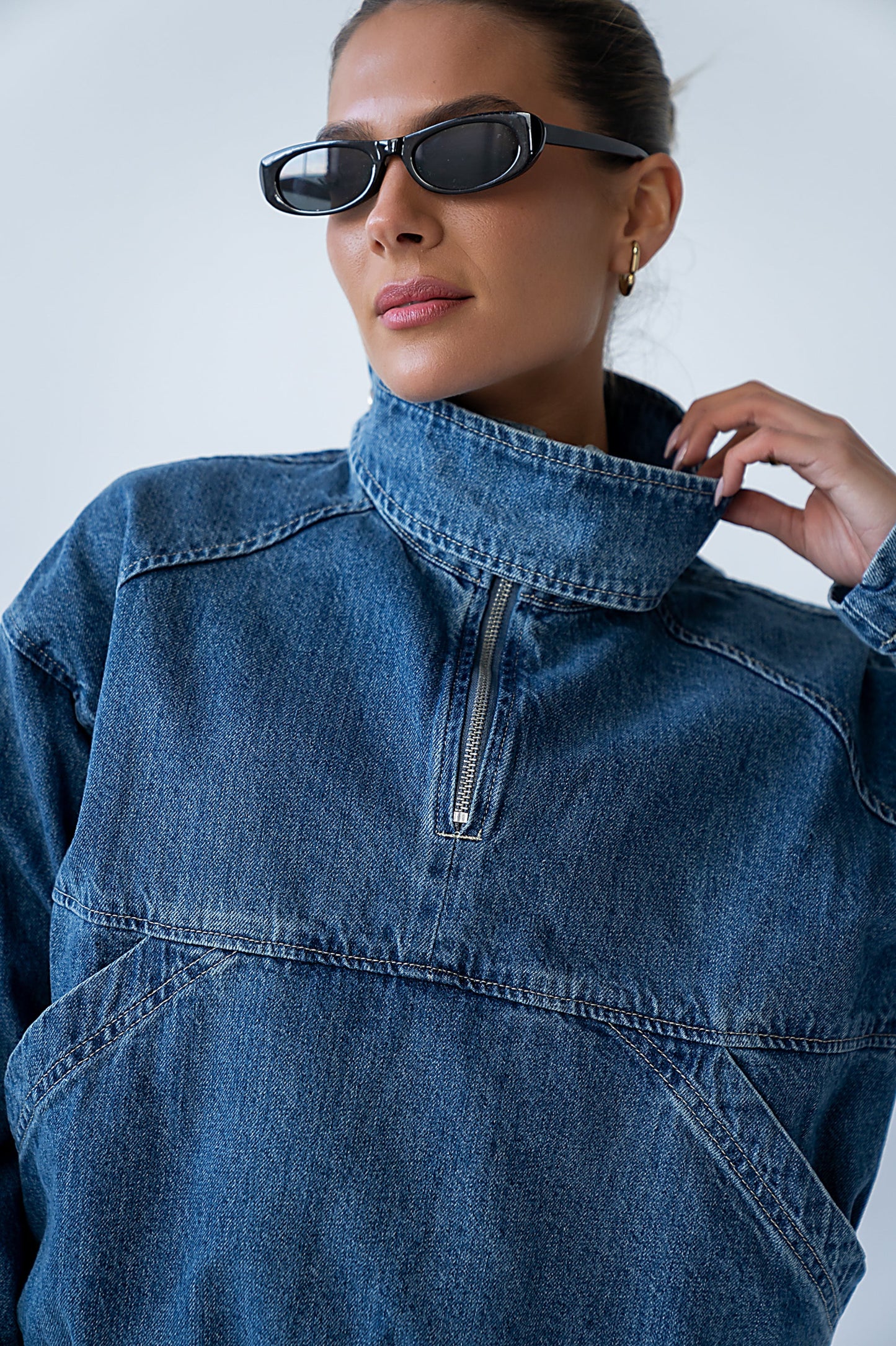 Regina Denim Jacket in Medium Wash