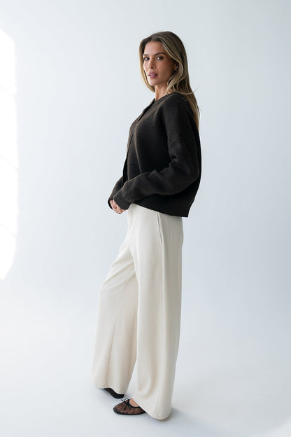 Valeria Oversized Sweater in Brown