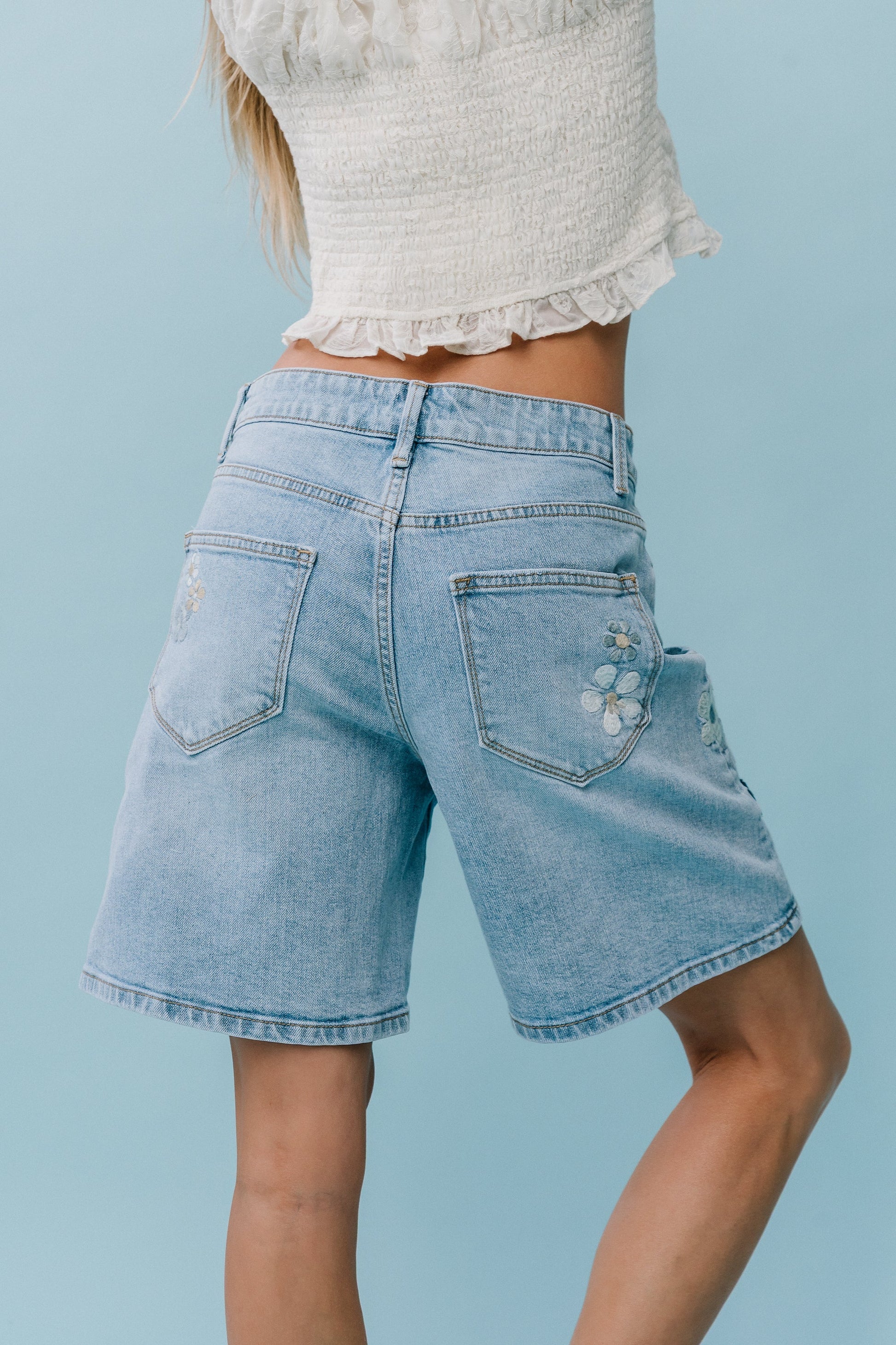 Franko Embroidered Shorts