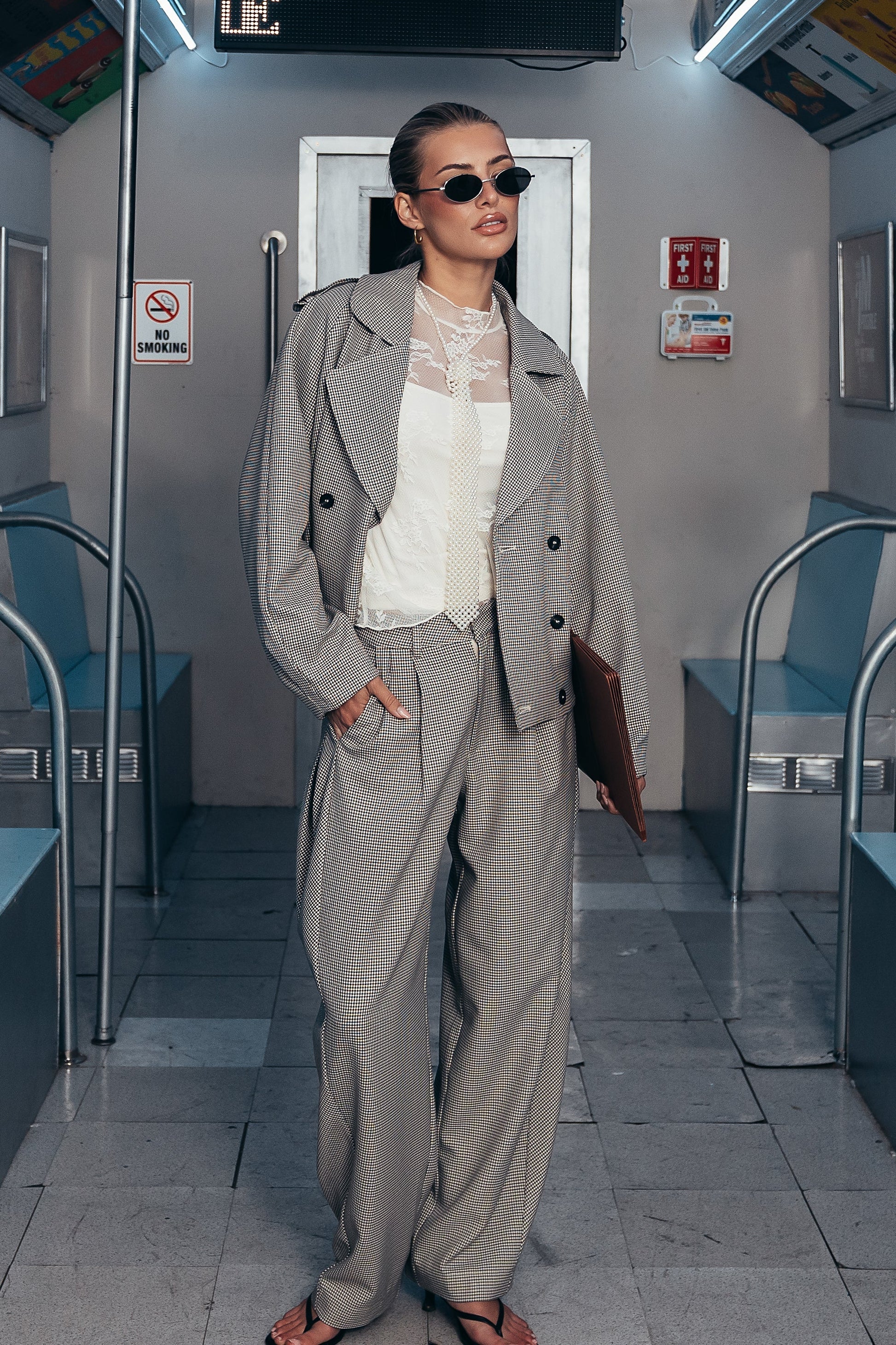 Abby Cropped Trench Coat