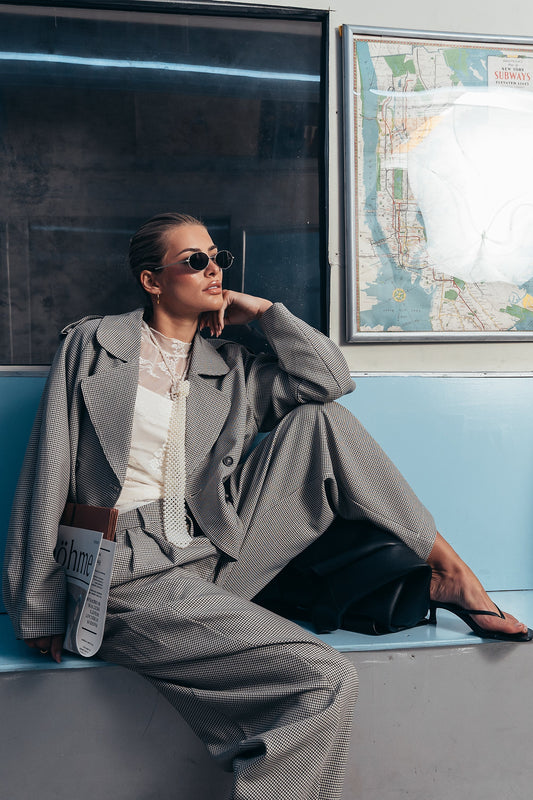 Abby Cropped Trench Coat