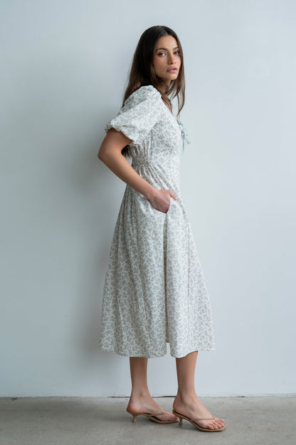 Mason Floral Midi Dress