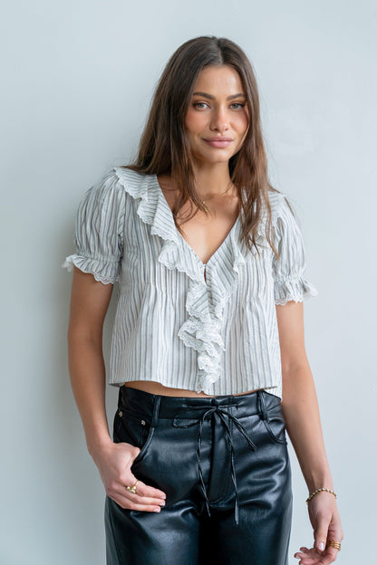 Kennedy Ruffle Blouse