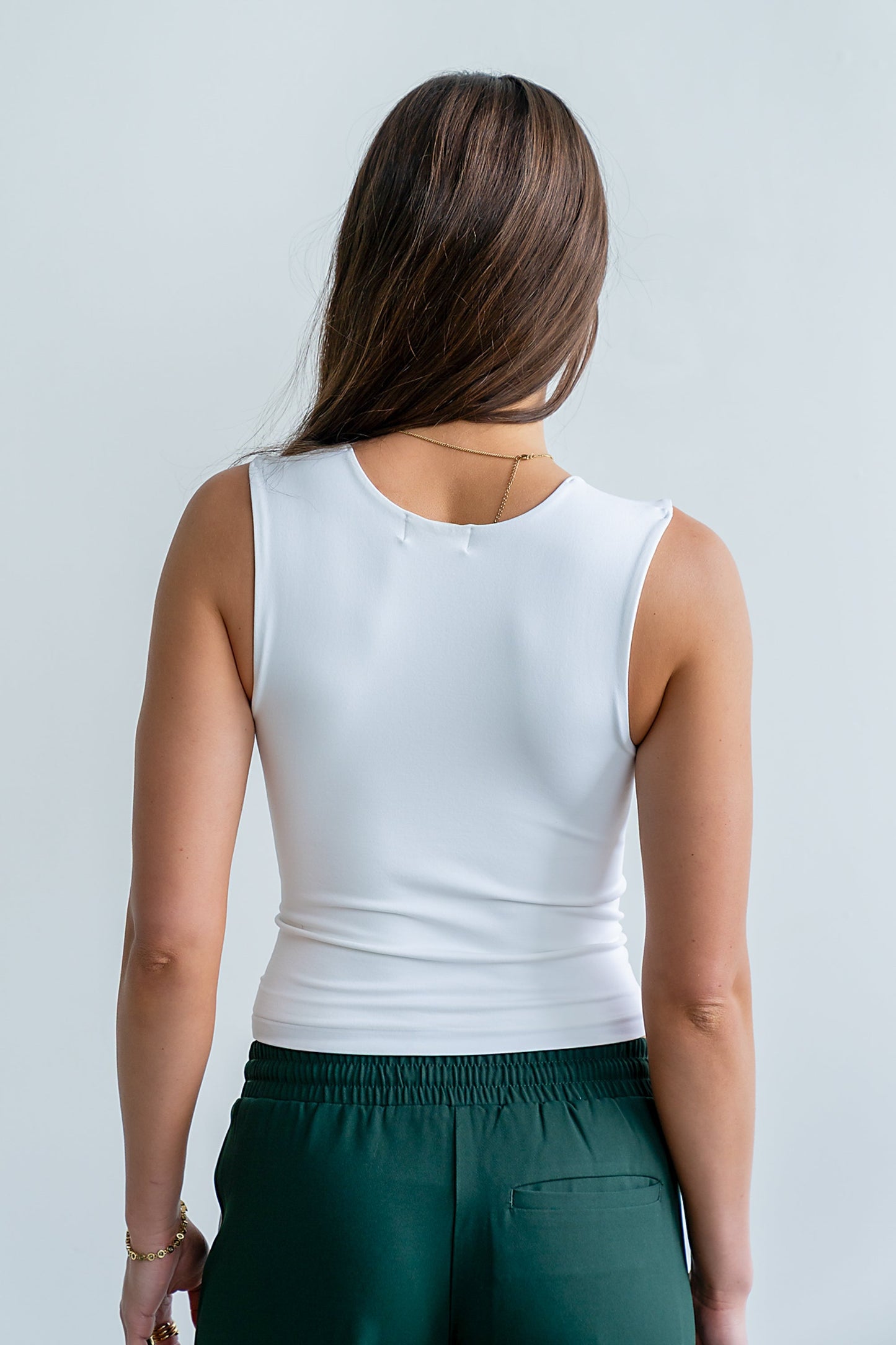Millie Tank Top in White