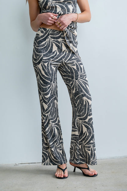 Minnie Abstract Wide Leg Pants