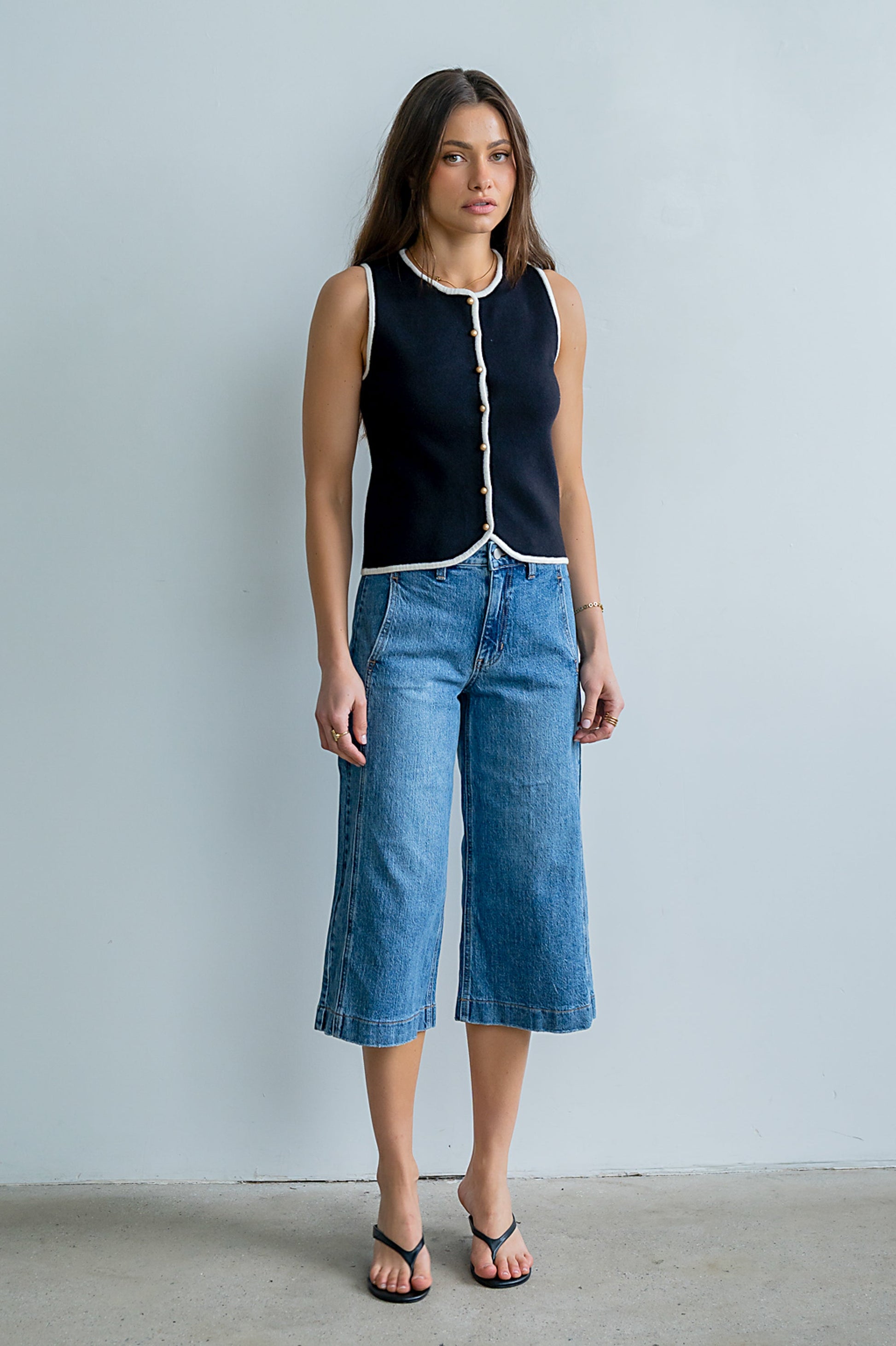 Leanne Wide Leg Capris