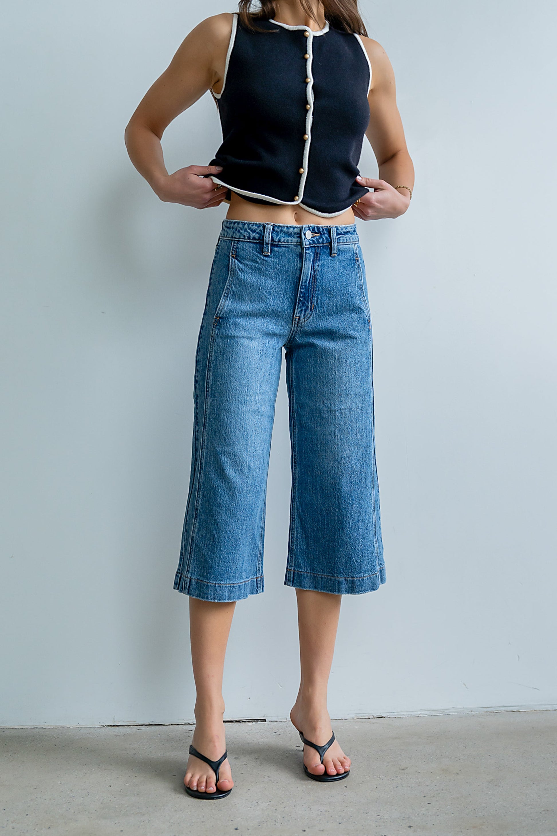 Leanne Wide Leg Capris