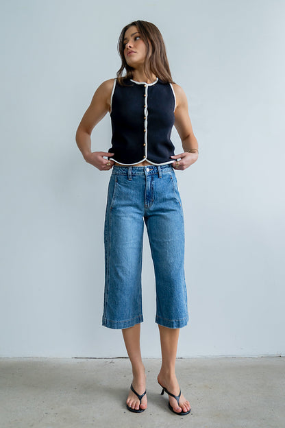 Leanne Wide Leg Capris
