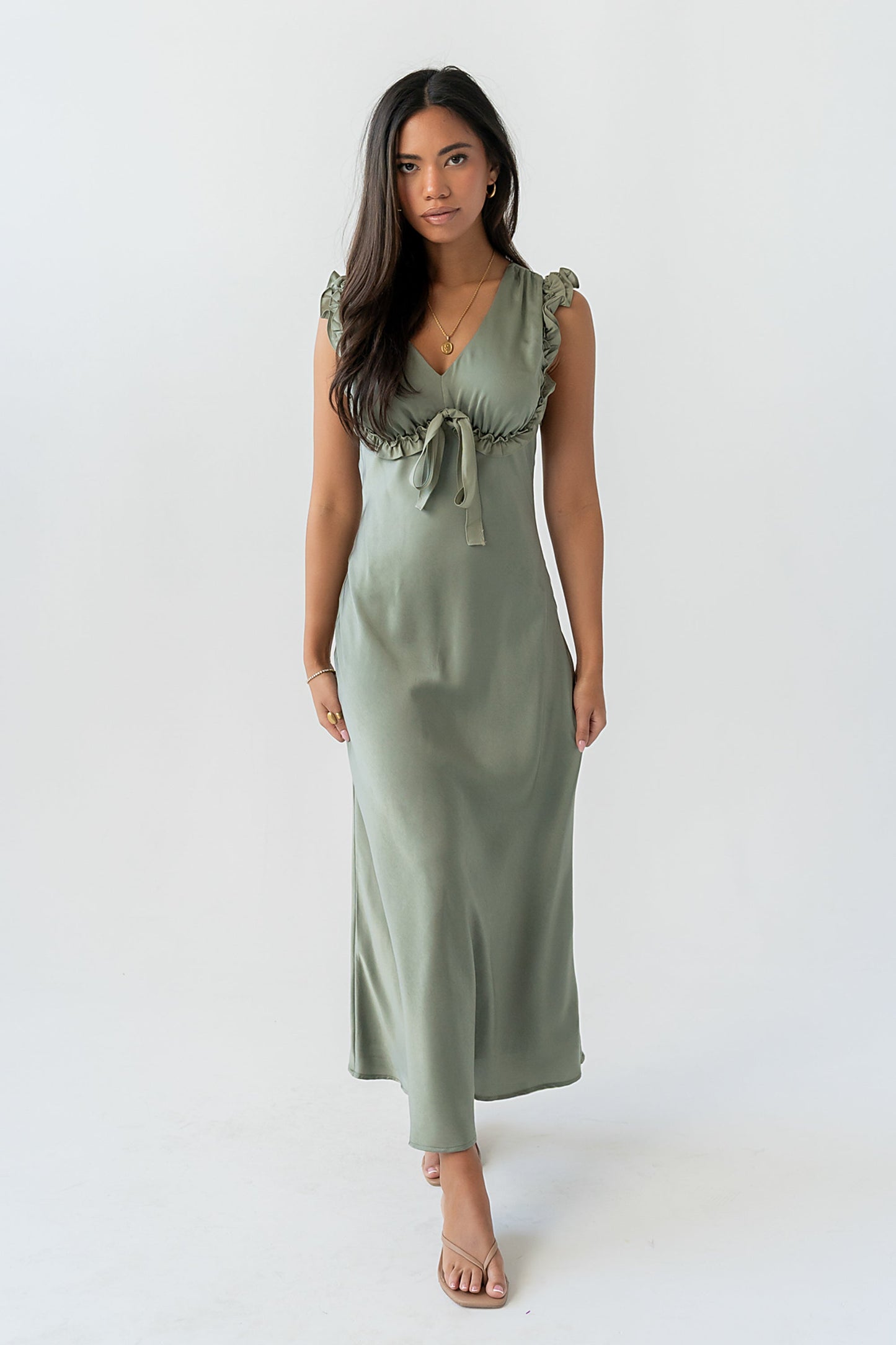 Tracey Maxi Dress in Green