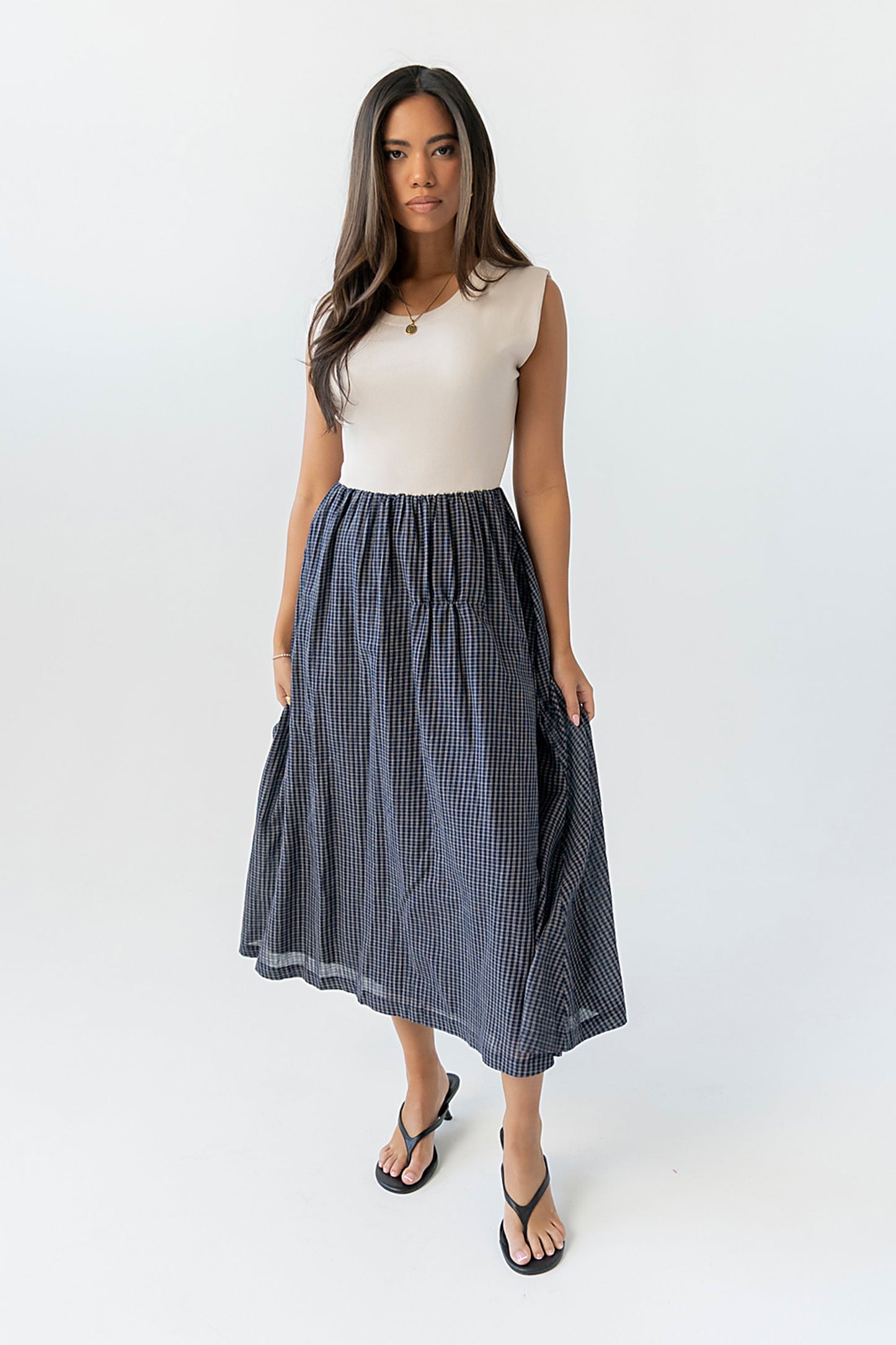 Tilly Mixed Media Dress