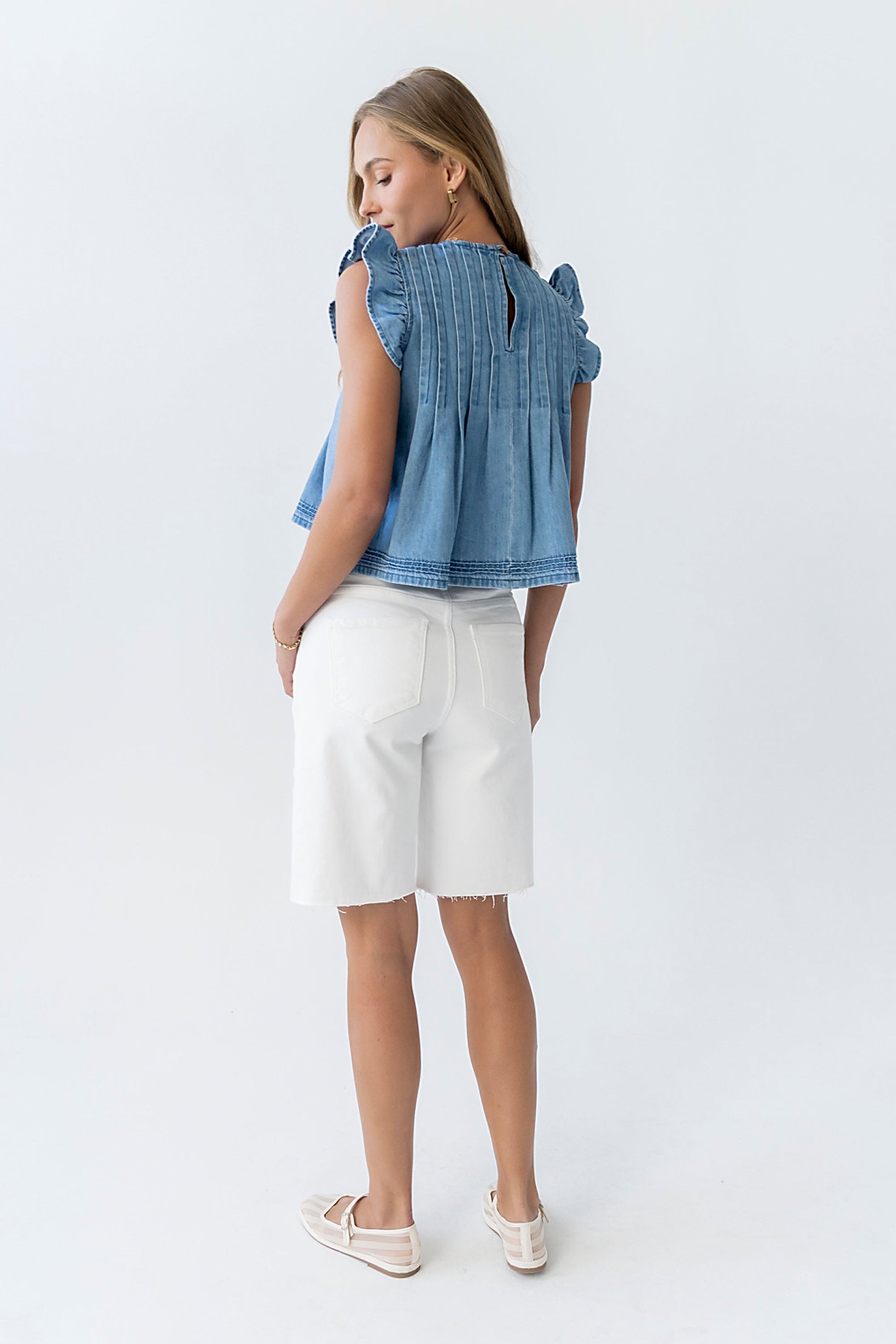 Kenna Pleated Blouse