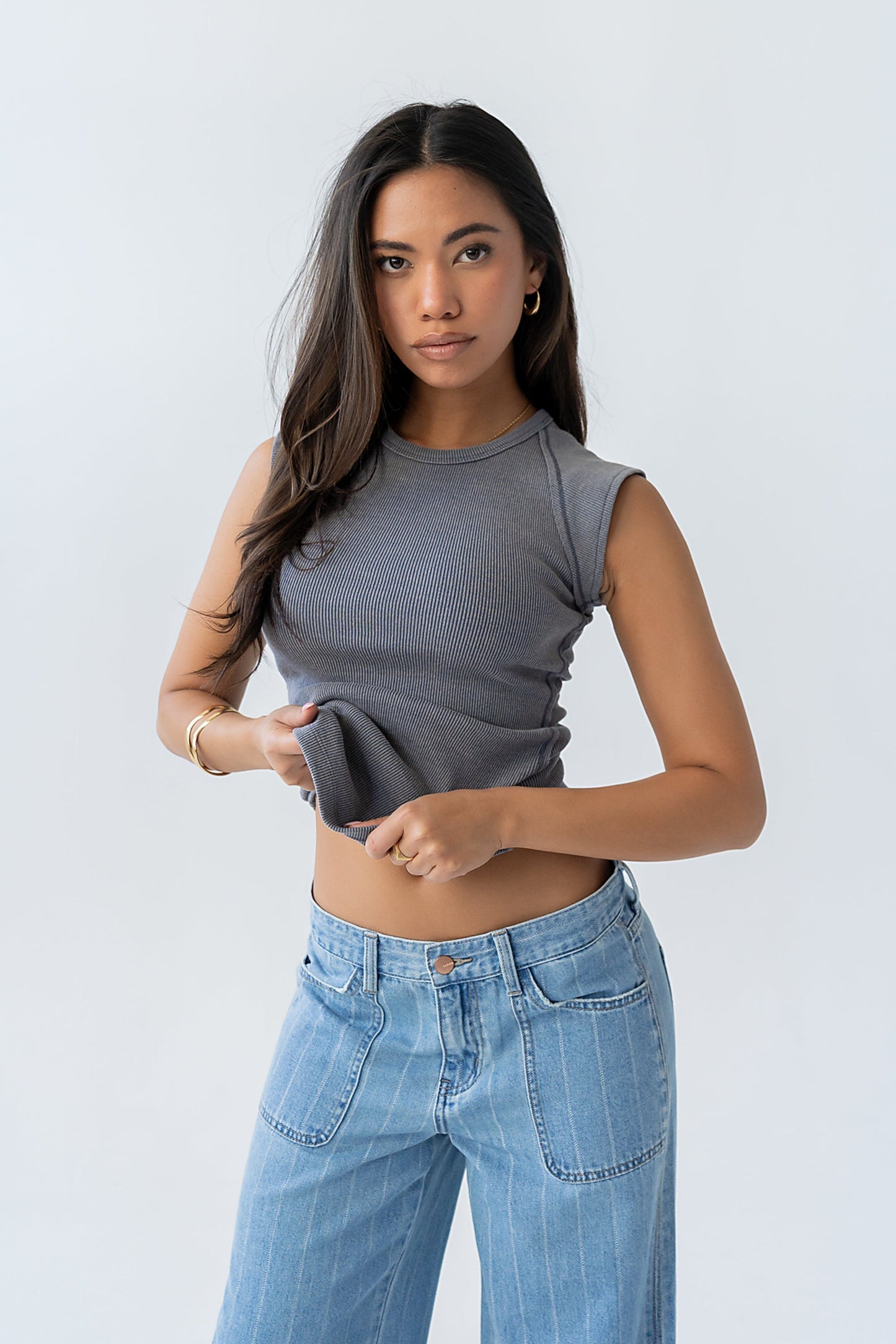 Huxley Tank in Blue