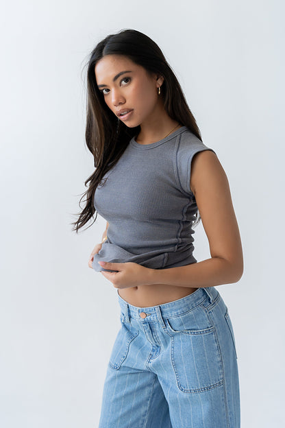 Huxley Tank in Blue