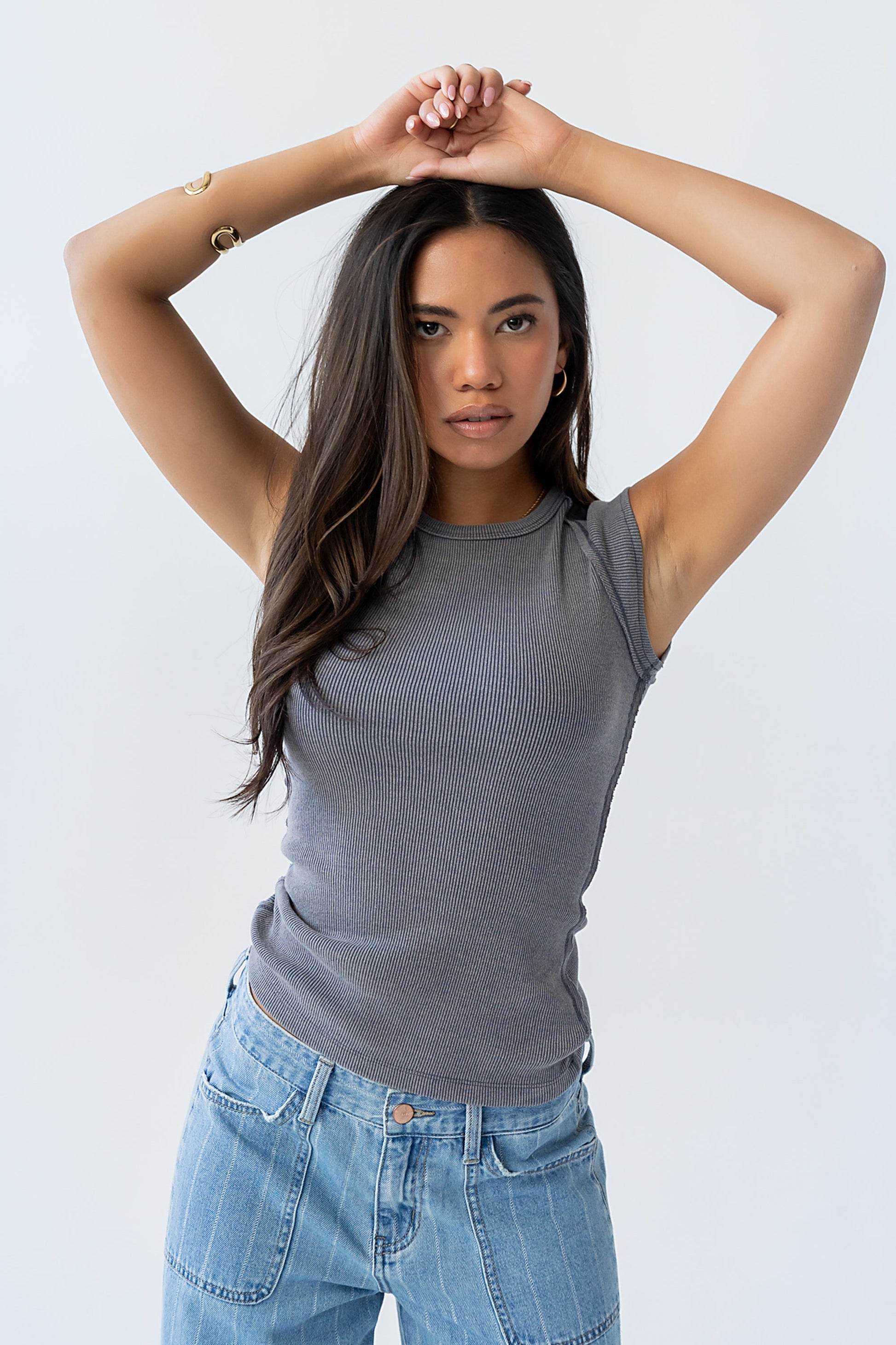 Huxley Tank in Blue