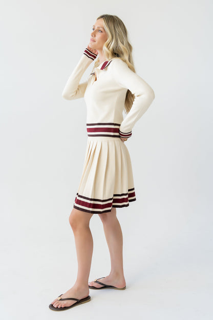 Brandie Striped Mini Skirt