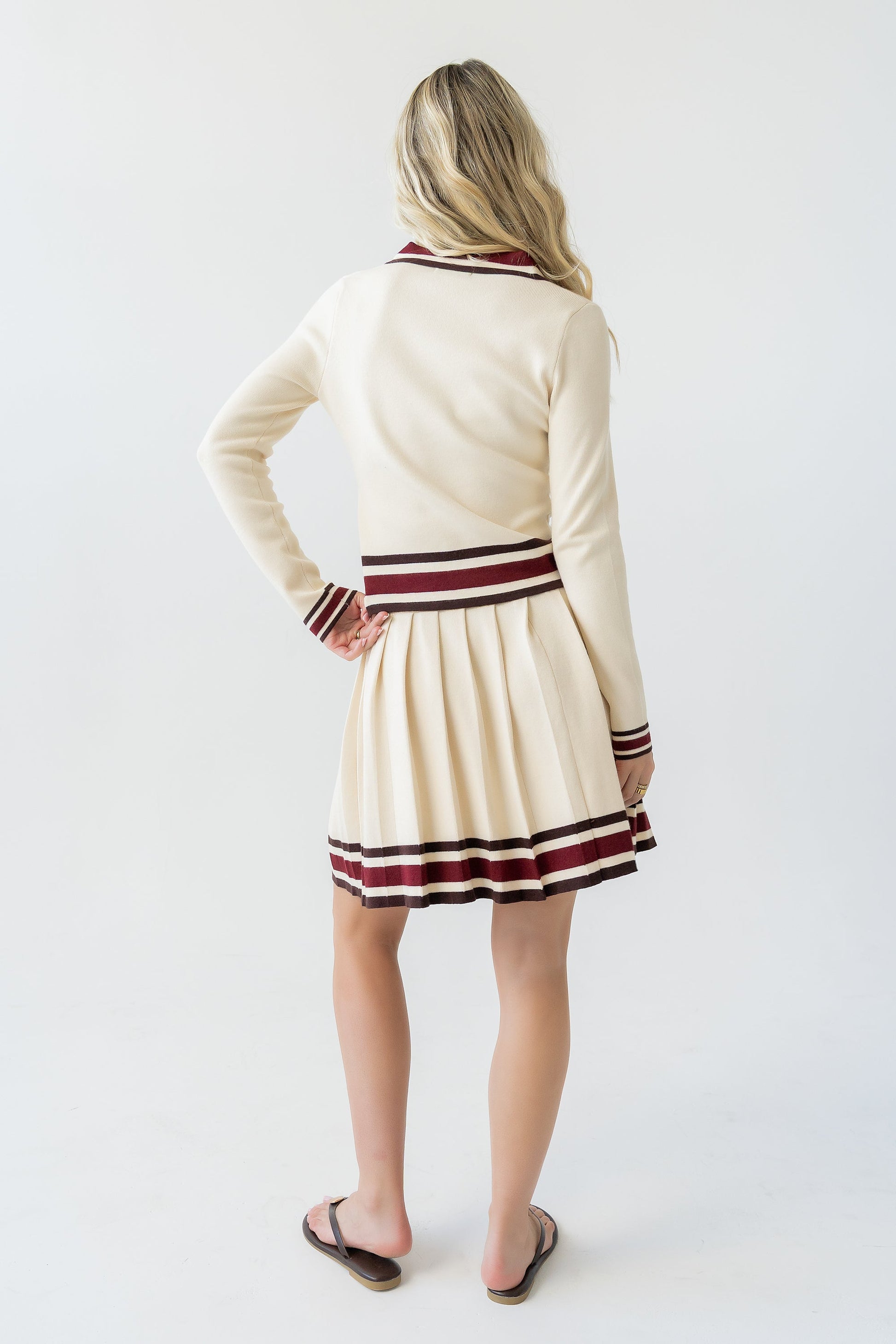 Brandie Striped Mini Skirt