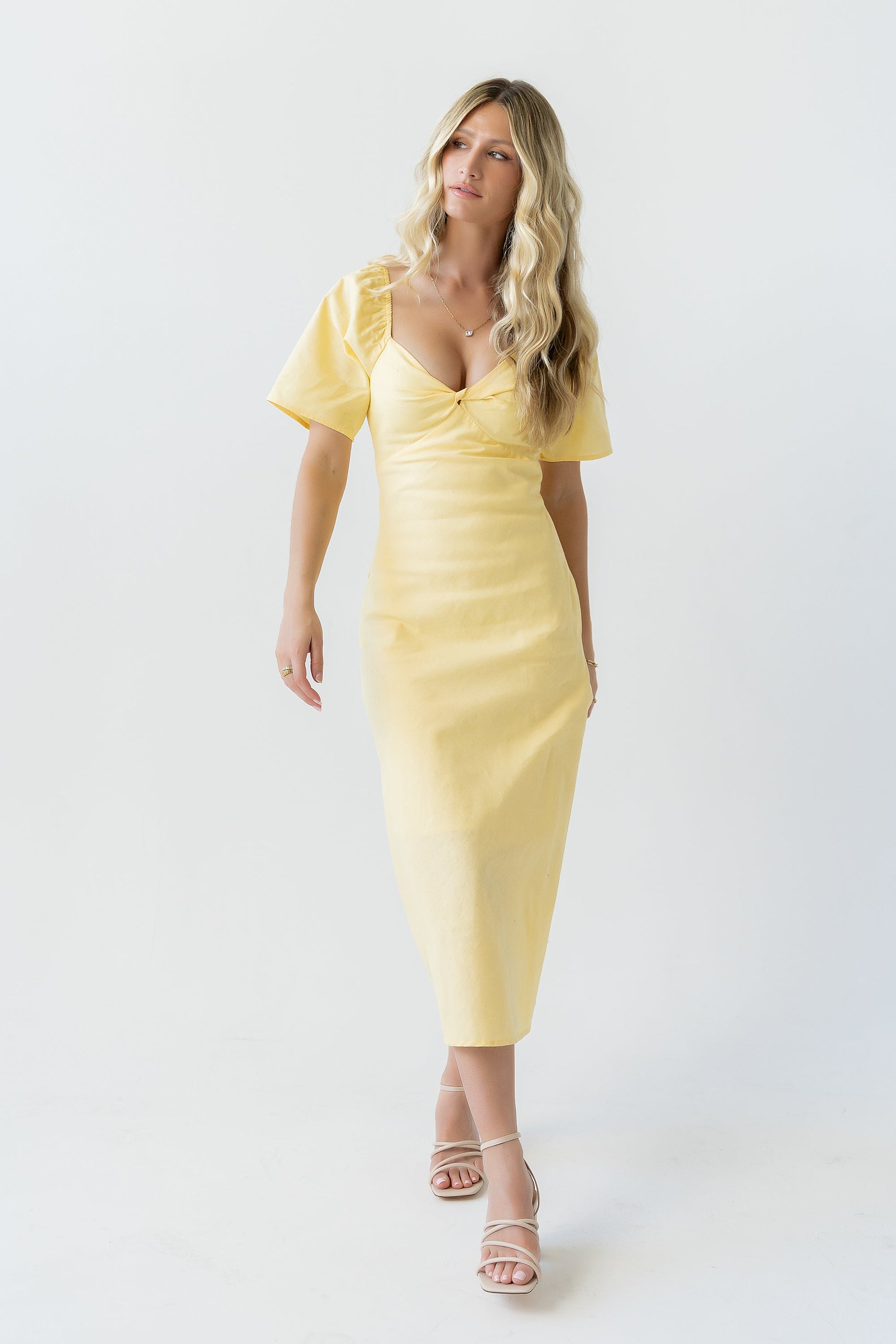 Brett Twist Midi Dress