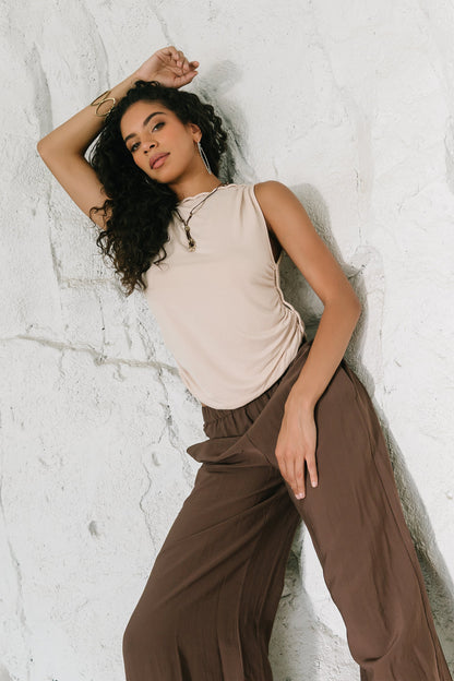 Maia Braided Top in Bone