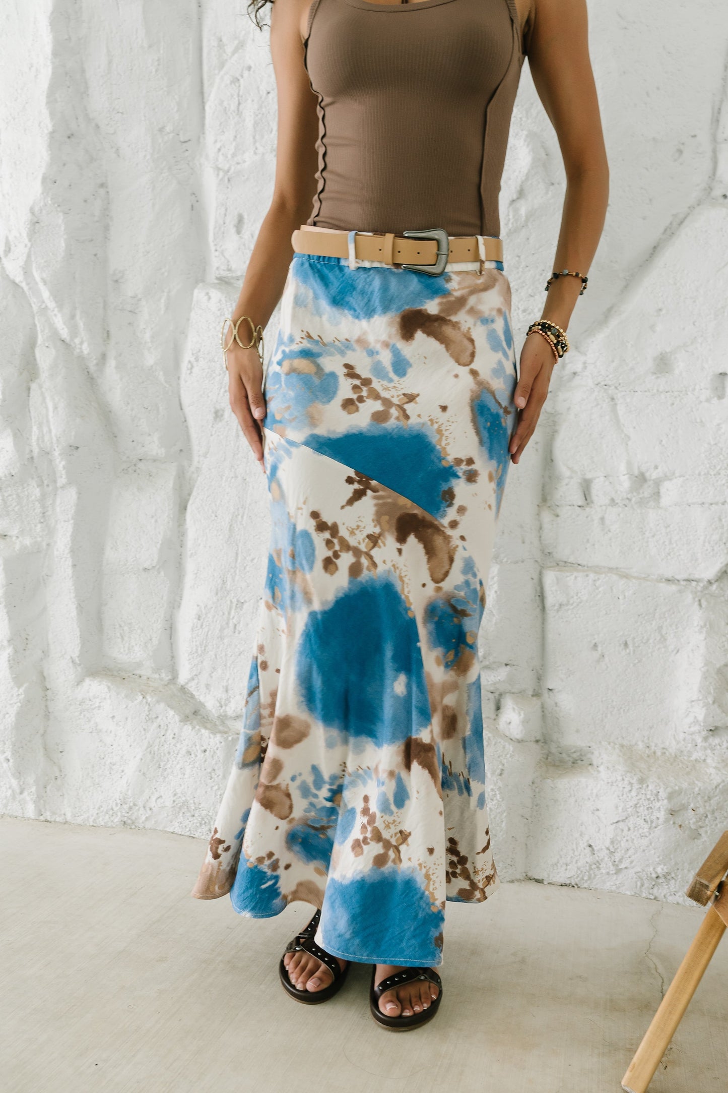 Jojo Watercolor Maxi Skirt
