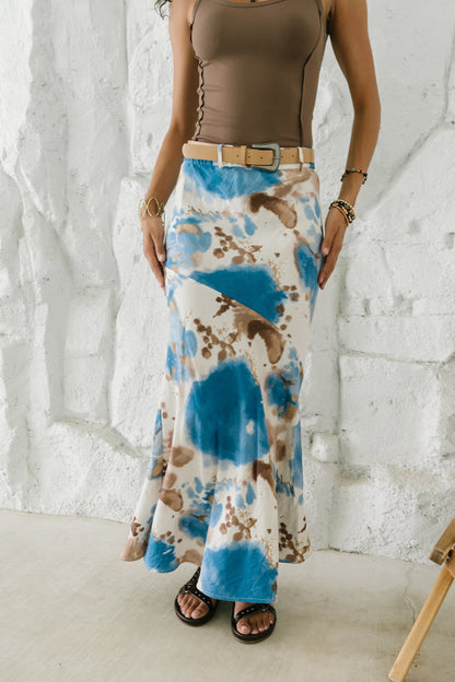 Jojo Watercolor Maxi Skirt